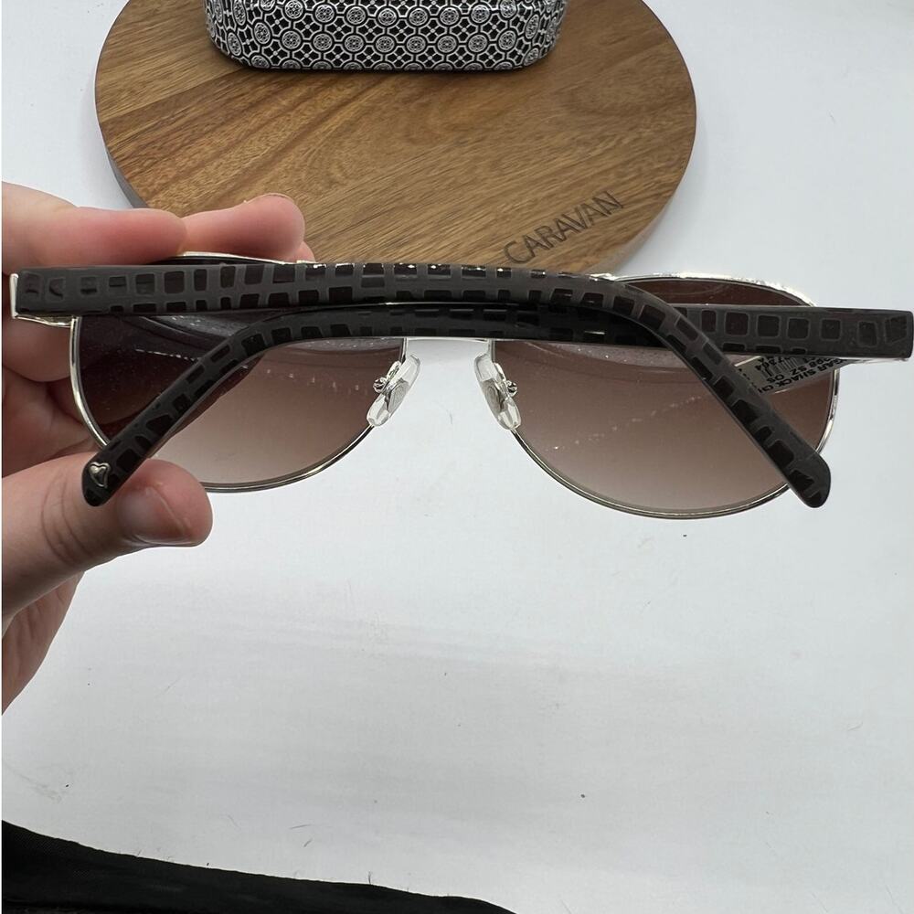 Brighton Sugar Shack Brown Aviator Sunglasses - Picture 6 of 6